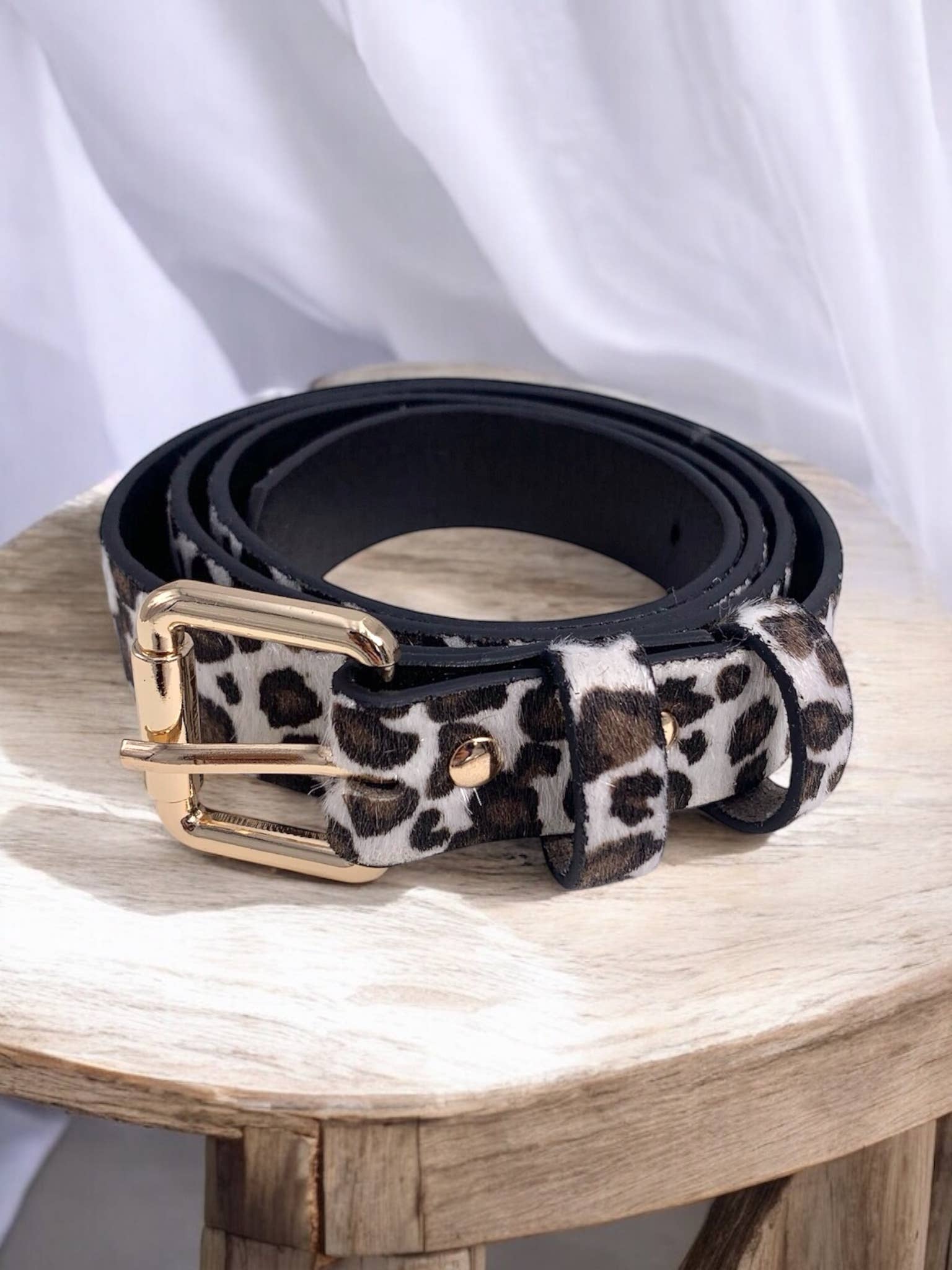 BYREN | ÉLINE L'ATELIER - Vente Ceinture – femme - Ceinture léopard CT041