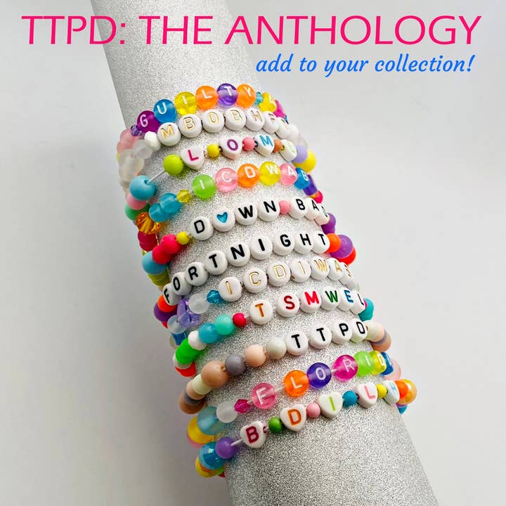 Tanner Glass – wholesale Beaded bracelet – Friendship Bracelets: Tortured Poets Department Anthology5