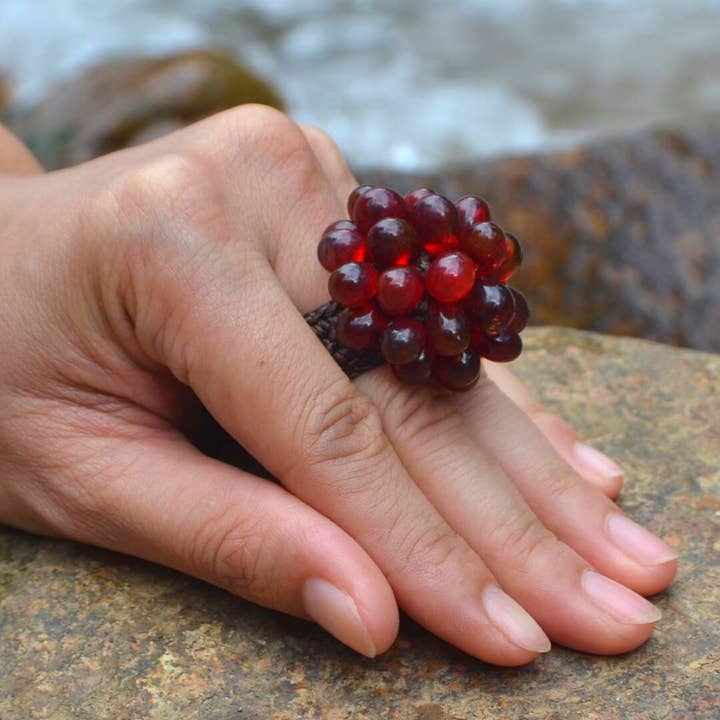 Bubble Wax String Ring - Thailand for wholesale by Lumily