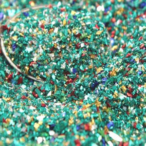 Crushed mirror glass for crafts- 8oz