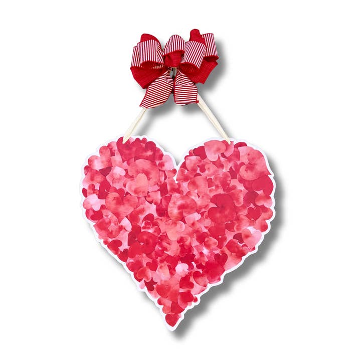 Confetti Hearts Door Hanger for wholesale by Front Porch Elegance