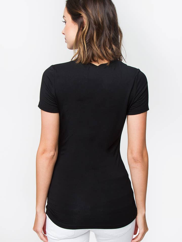 Megan top met V-hals voor wholesale door Sugarlips