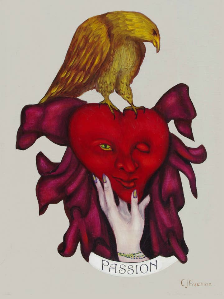Passion! The Ace of Hearts Art Poster 12x16" for wholesale by Ana Cortez