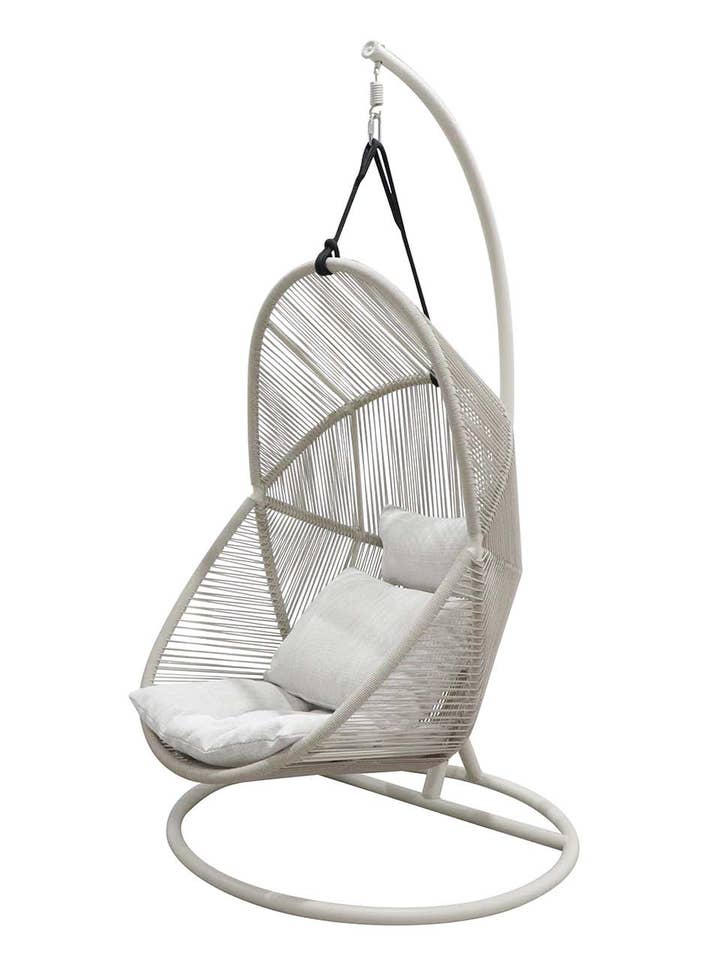 Hängesessel aus Aluminium mit Seil 84 x 77 x 117 cm für den Großhandel von Aria Outdoor - GARPE GROUP - GARCÍA PÉREZ Y CÍA S.L.