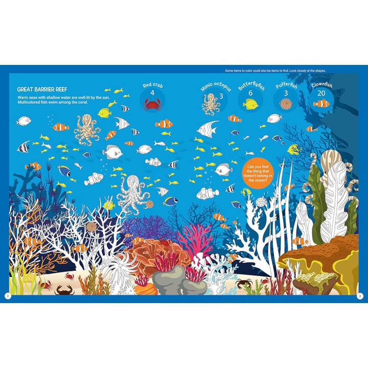 Fox Chapel Publishing - Wholesale Coloring & Activity Book - Kids & Baby - Giant Seek, Find and Color Activity Book1