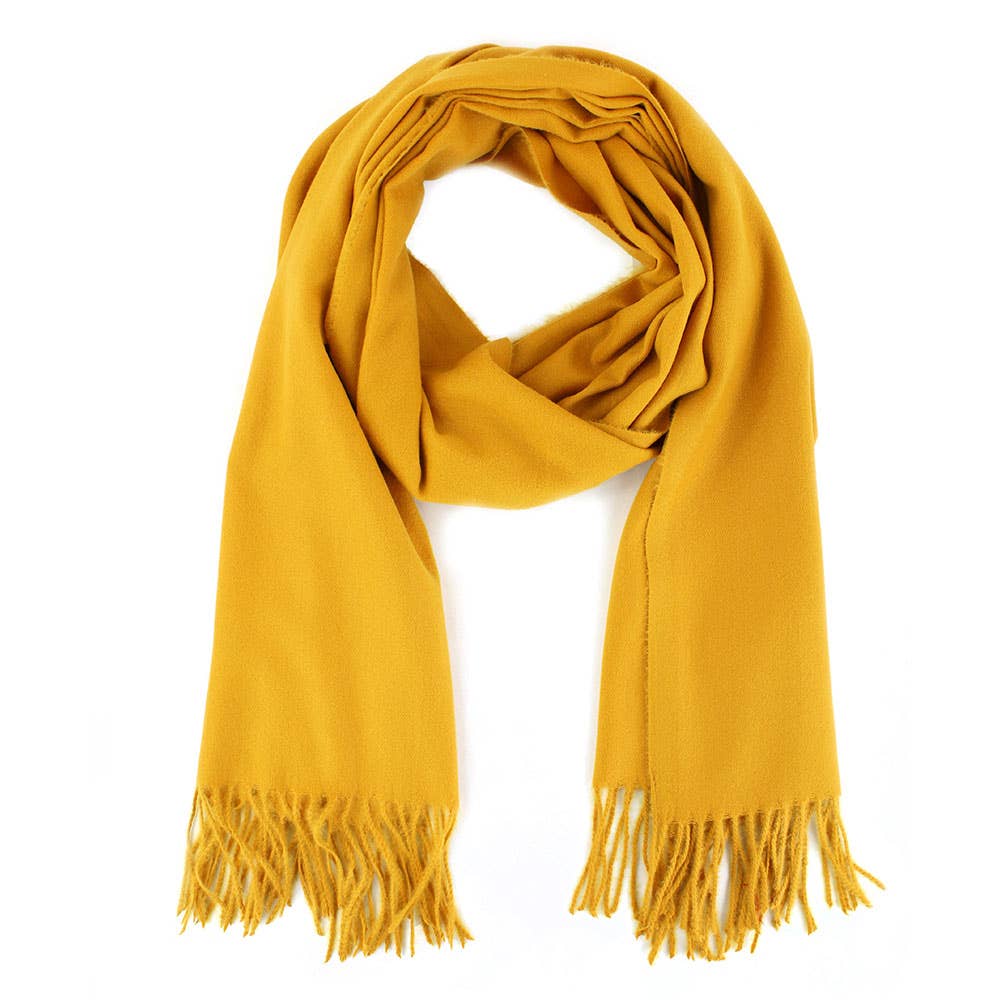 Sensibling Corp. - Wholesale Scarf - Women's - Solid Cashmere Blend Soft Wrap Shawl Scarf19