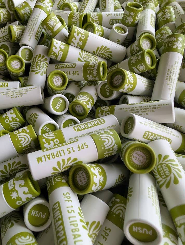 Koloa Farms - Wholesale Lip Balm - Pineapple SPF lip balm - Zero Waste - Bee's Wax Hawaii6