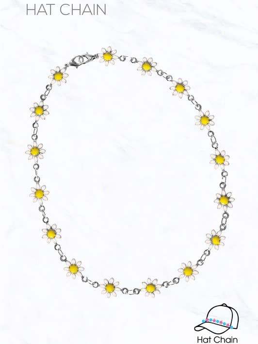 Flower Dainty Hat Chain for wholesale by Suzie Q USA