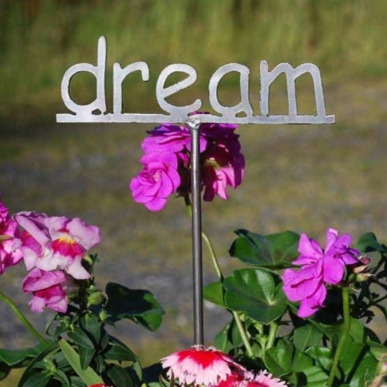 Flower Pot Poetry Words for wholesale by Winfield Designs ~ Metal Art