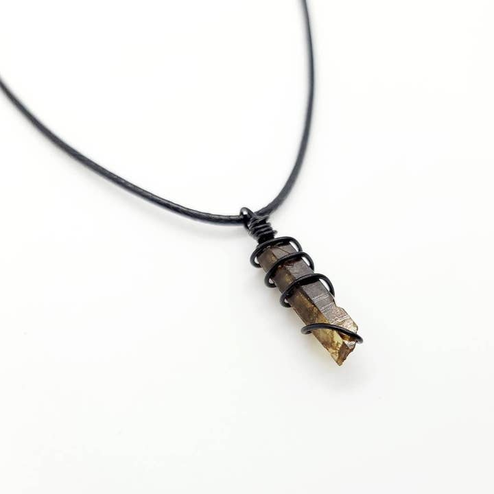 Healing Jewelry Co., LLC – wholesale Hänge-/berlockhalsband – Rökkvarts halsband | Kristall Halsband | Kristall smycken