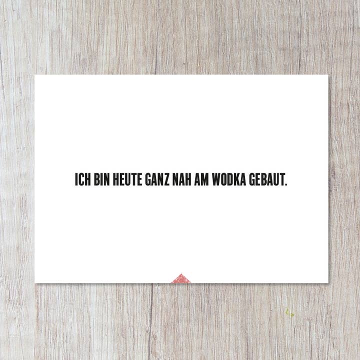 I'm built very close to vodka today. for wholesale by Momokin