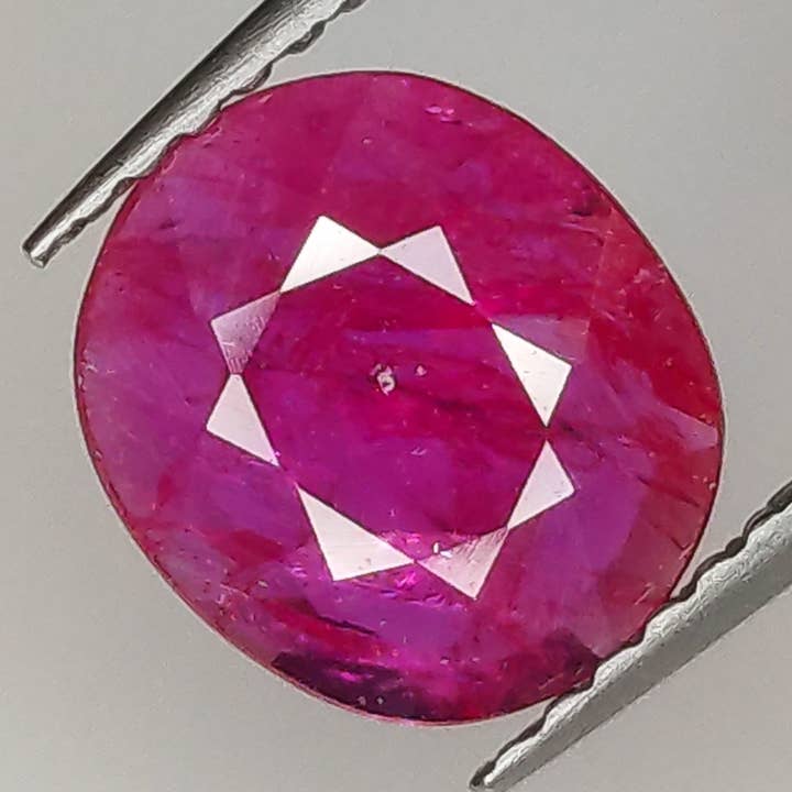 1.29 ct Ruby oval size 8.5x7.4mm for wholesale by Naturjoya
