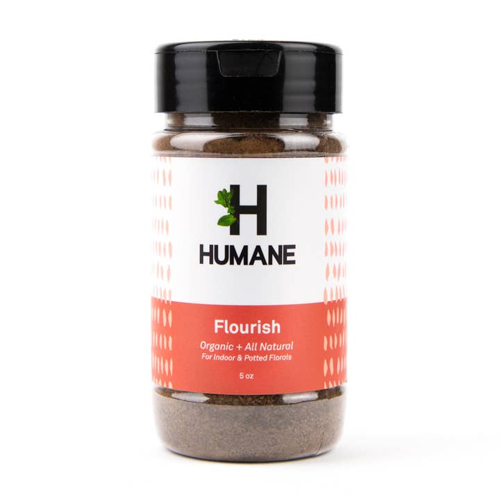 Humane - Wholesale Fertilizer - Flourish Organic Floral Plant Food, 5oz