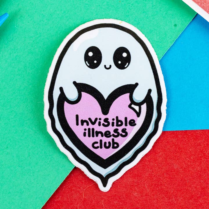 Invisible Illness Club Sticker for wholesale by Innabox Ltd