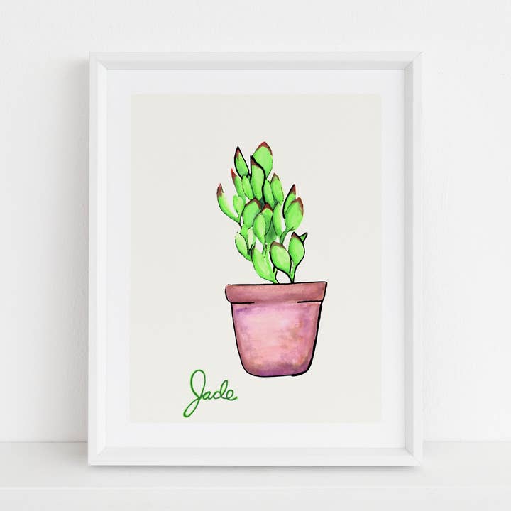 Jade Print for wholesale by Crawford Sisters Card Co., LLC