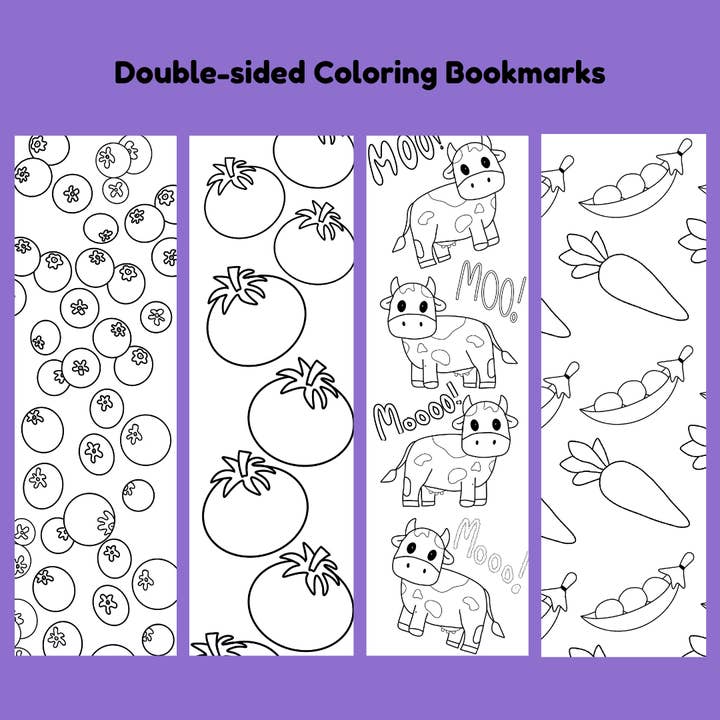 AbstractbyRabrams - Wholesale Bookmark - Coloring Bookmarks - Pack of 4 Unique Designs1