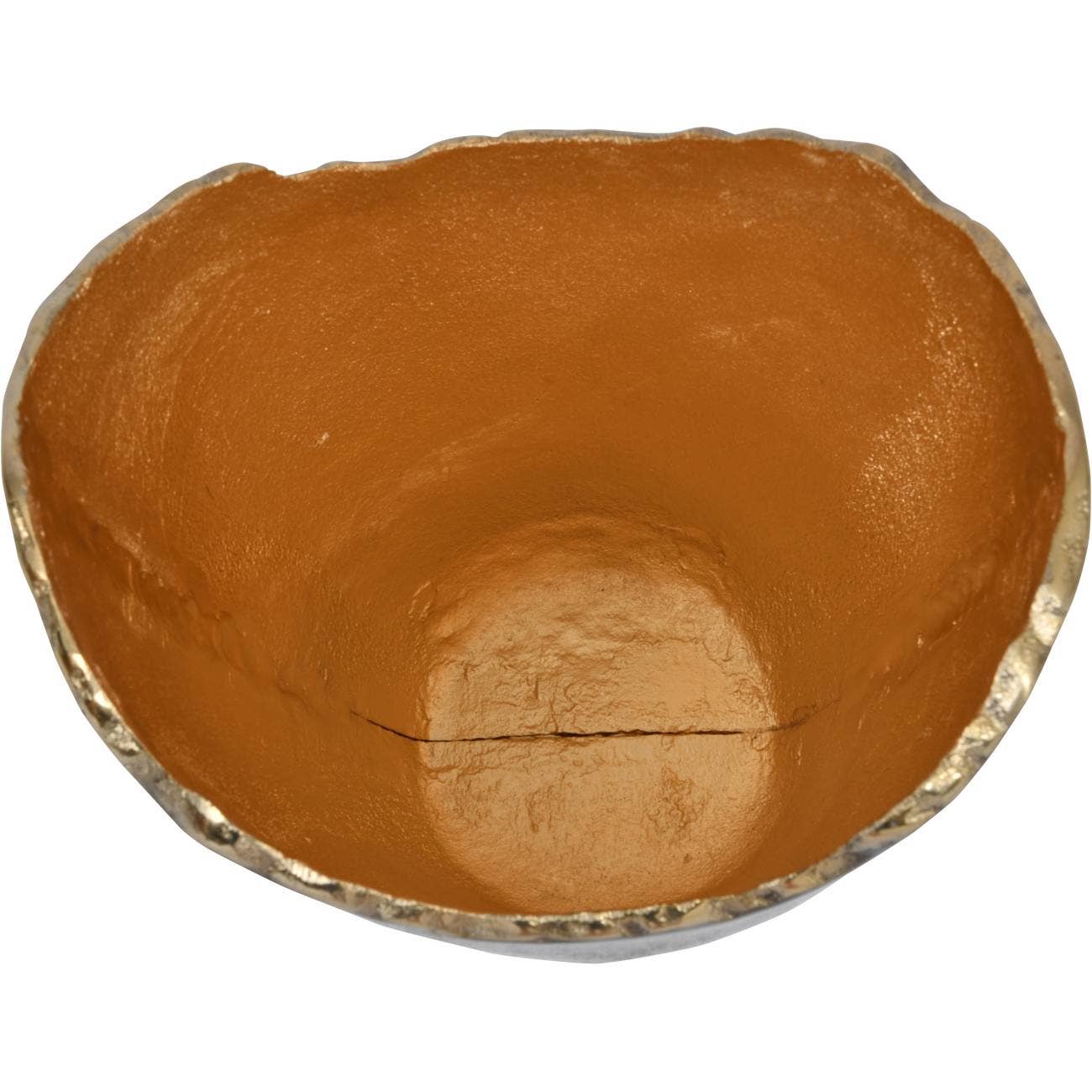 Rookzwart, goud Merapi Lava grote vaas van 27 cm voor groothandel op Faire2