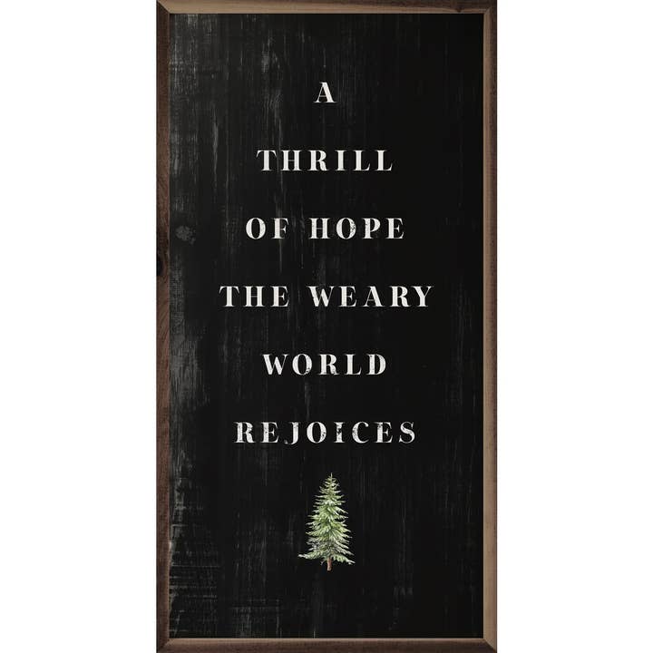 A Thrill Of Hope Black for wholesale by Kendrick Home