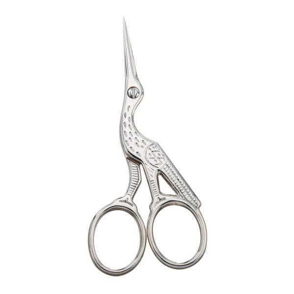 Stork Scissors Silver for wholesale by Tweezerman