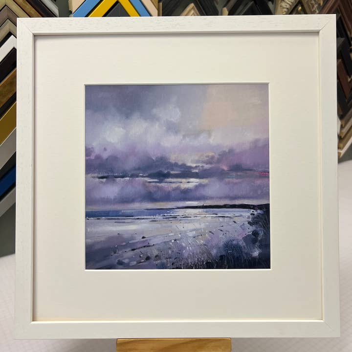 'Alba, West Sands, St Andrews' - Stampa d'Arte Edizione Aperta per la vendita all'ingrosso da parte di Emma S Davis Artist
