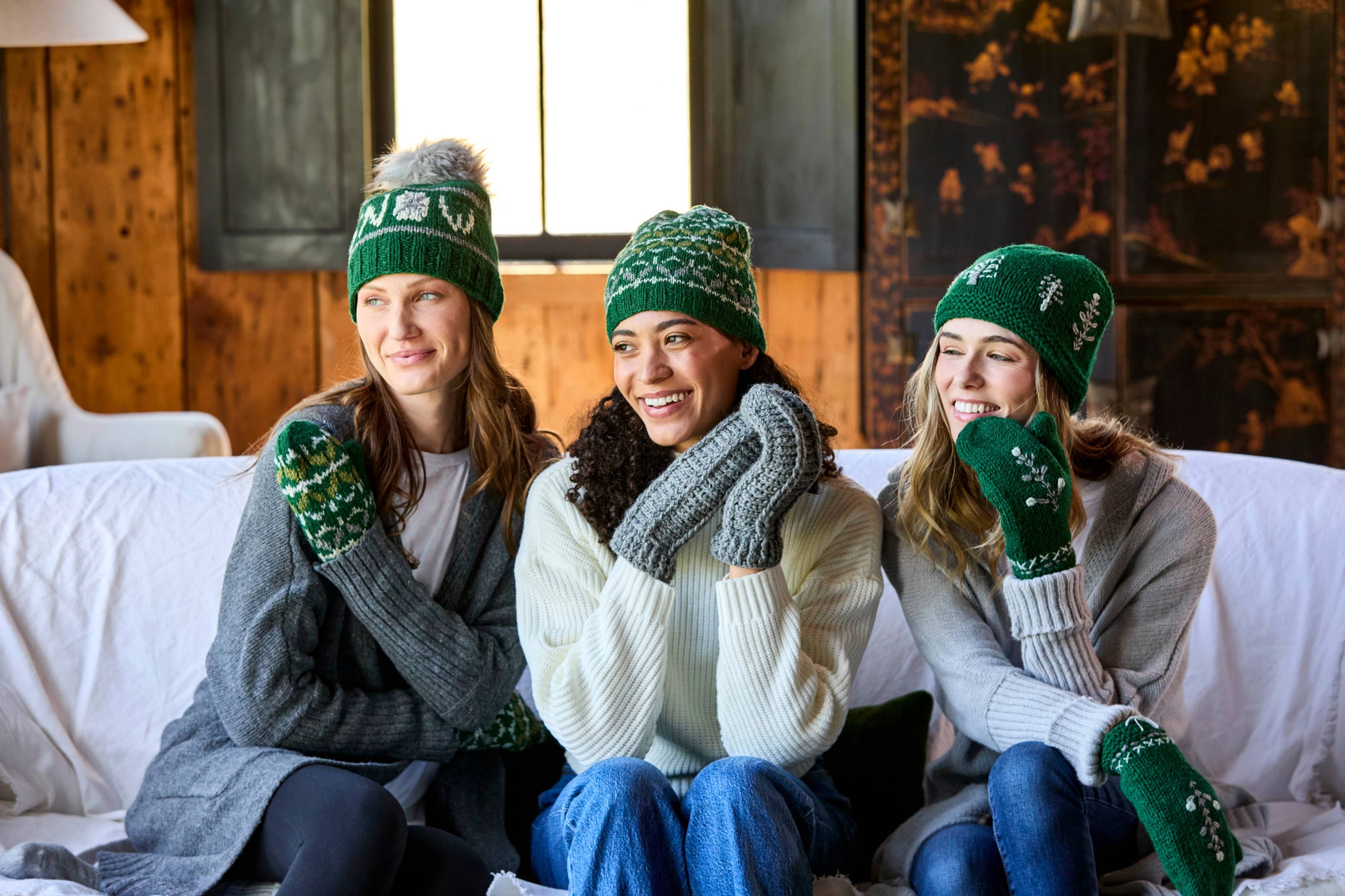 By Many Hands - Wholesale Beanie - Women's - Freya Evergreen Knit Beanie5