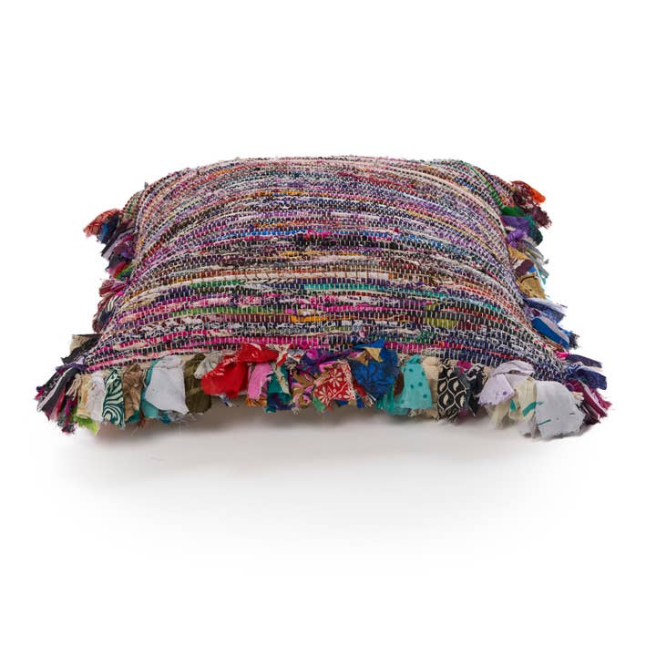 Chantale Stripe Boho Throw Pillow, Multi for wholesale on Faire