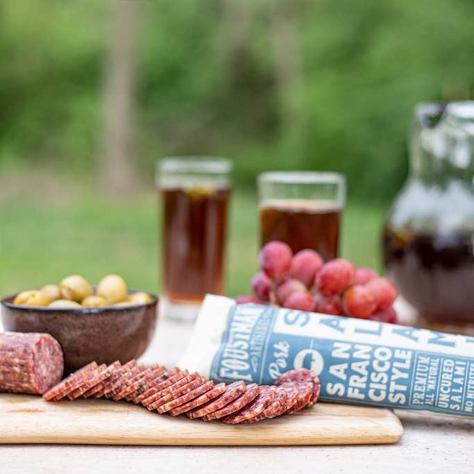 Foustman's Salami - Wholesale Salami - PORK SAN FRANCISCO STYLE | FOUSTMAN'S UNCURED SALAMI - 8oz3