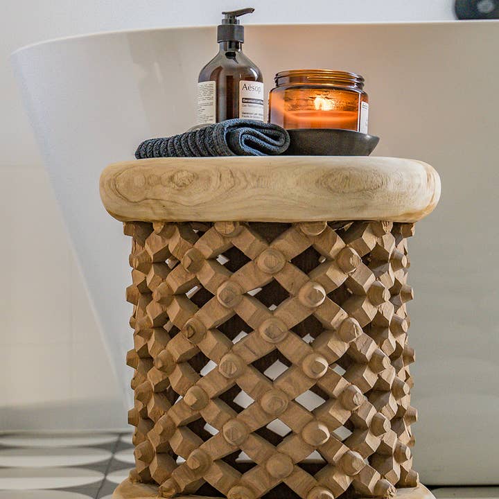 Bamileke Side Table for wholesale by Craft Enterprises