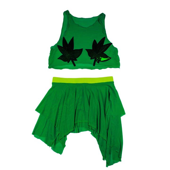 The Modern Alien – wholesale Top & skirt set – Women's – Sheer Mary Jane Top and Skirt Set