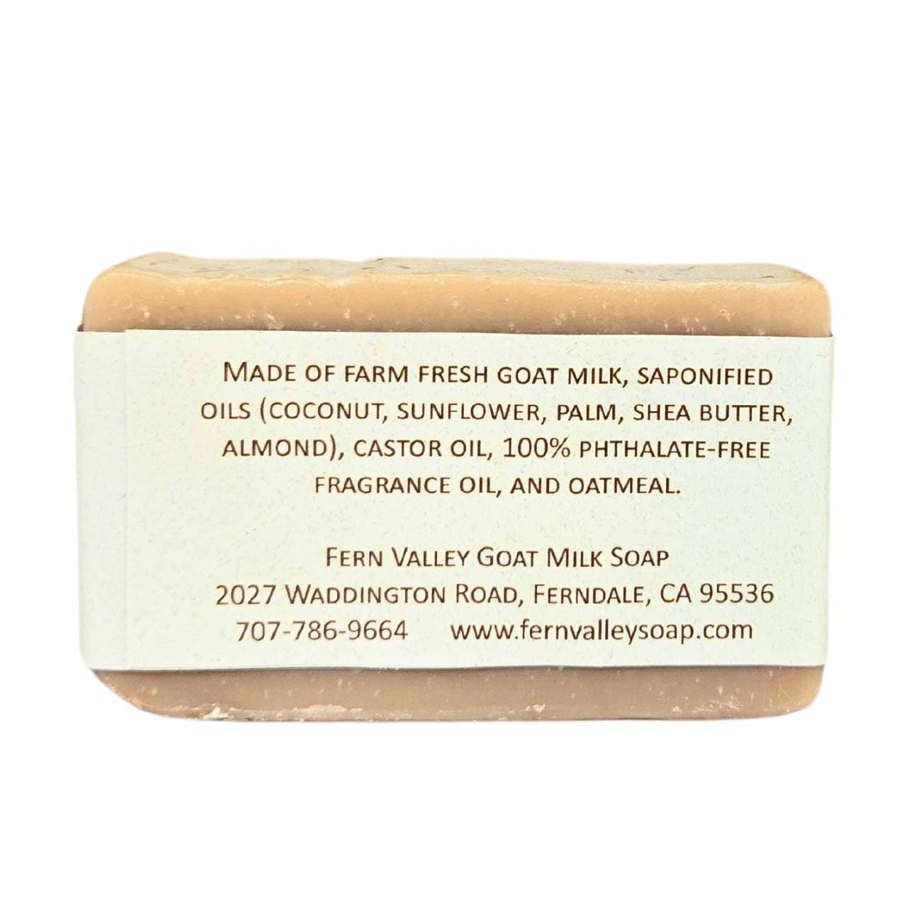 Fern Valley Goat Milk Soap - Wholesale Bar Soap - Natural Goat Milk Soap | Exfoliating Scrub | Oatmeal & Honey1
