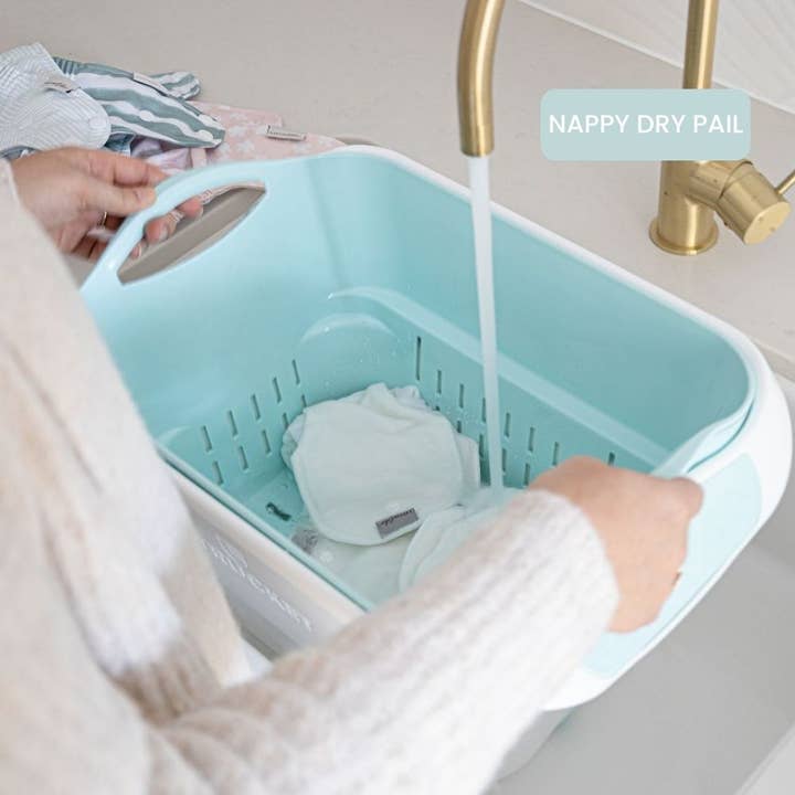 Strucket - Wholesale Laundry Basket - Strucket 19L (5 Gallon) Strainer Bucket – 6 Pack Aqua10