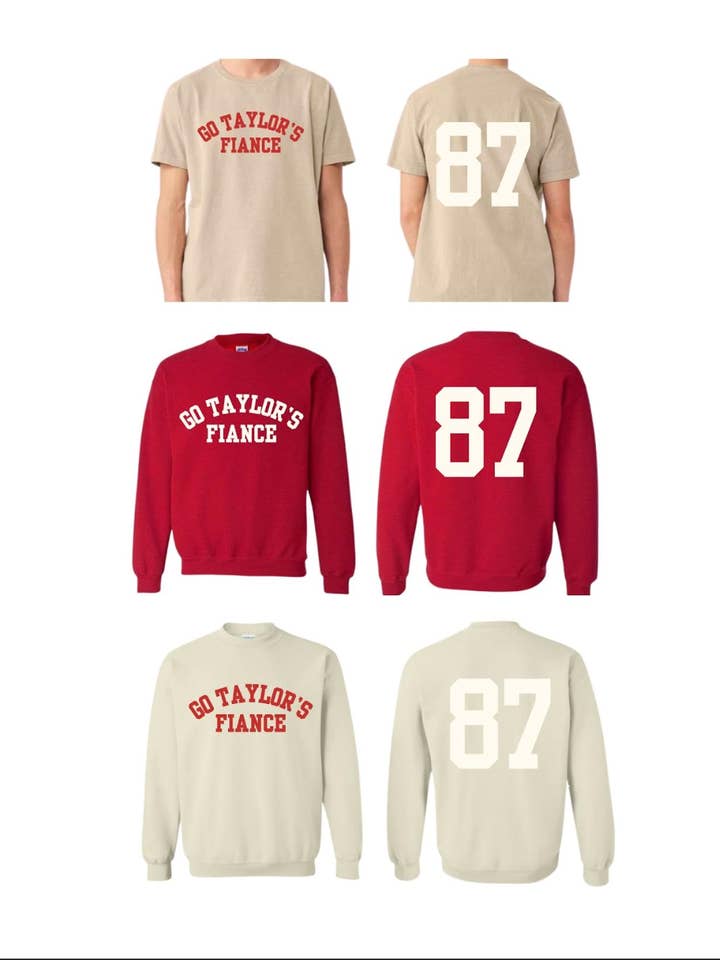 KENZKUSTOMZ - Wholesale Graphic Sweatshirt - Women's - Go Taylor's Fiance - Crewneck + T-Shirt