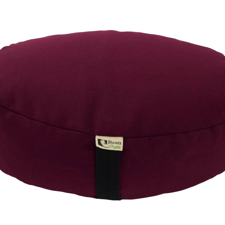 Bean Products - Wholesale Meditation Supplies - Zafu Organic Cotton Meditation Cushion Round or Oval Organic Buckwheat Hull Fill7