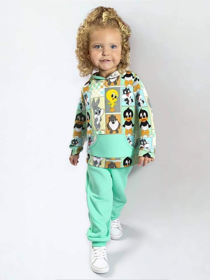 Ensemble de Jogging en Bambou Classique Toon-Tastic (précommande) pour la vente par Brinley Jo’s Bamboo