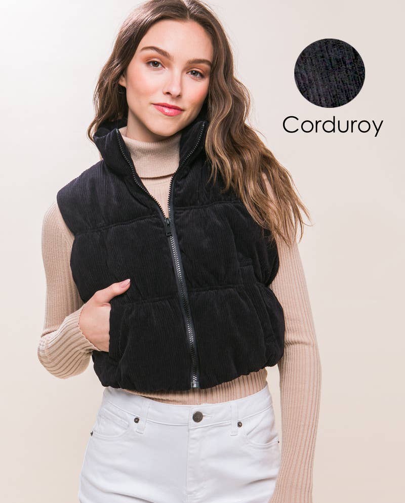 42POPS – Großhandel Oberbekleidungsweste – Damen – .Pufferweste mit Taschen21