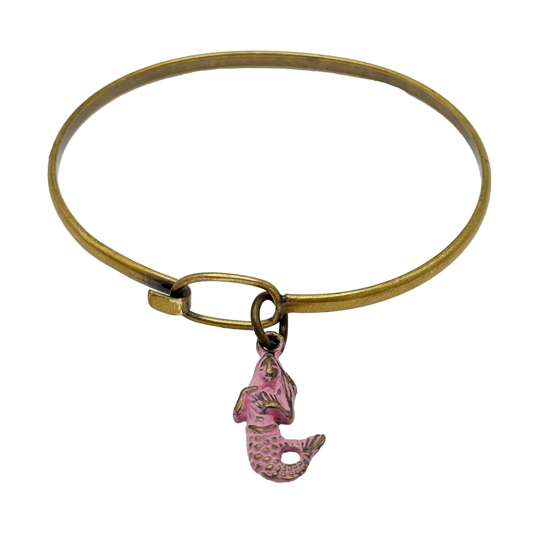 Gleeful Peacock - Wholesale Charm/Dangle Bracelet - Mermaid Siren Charm (available with Bracelet or Necklace)4