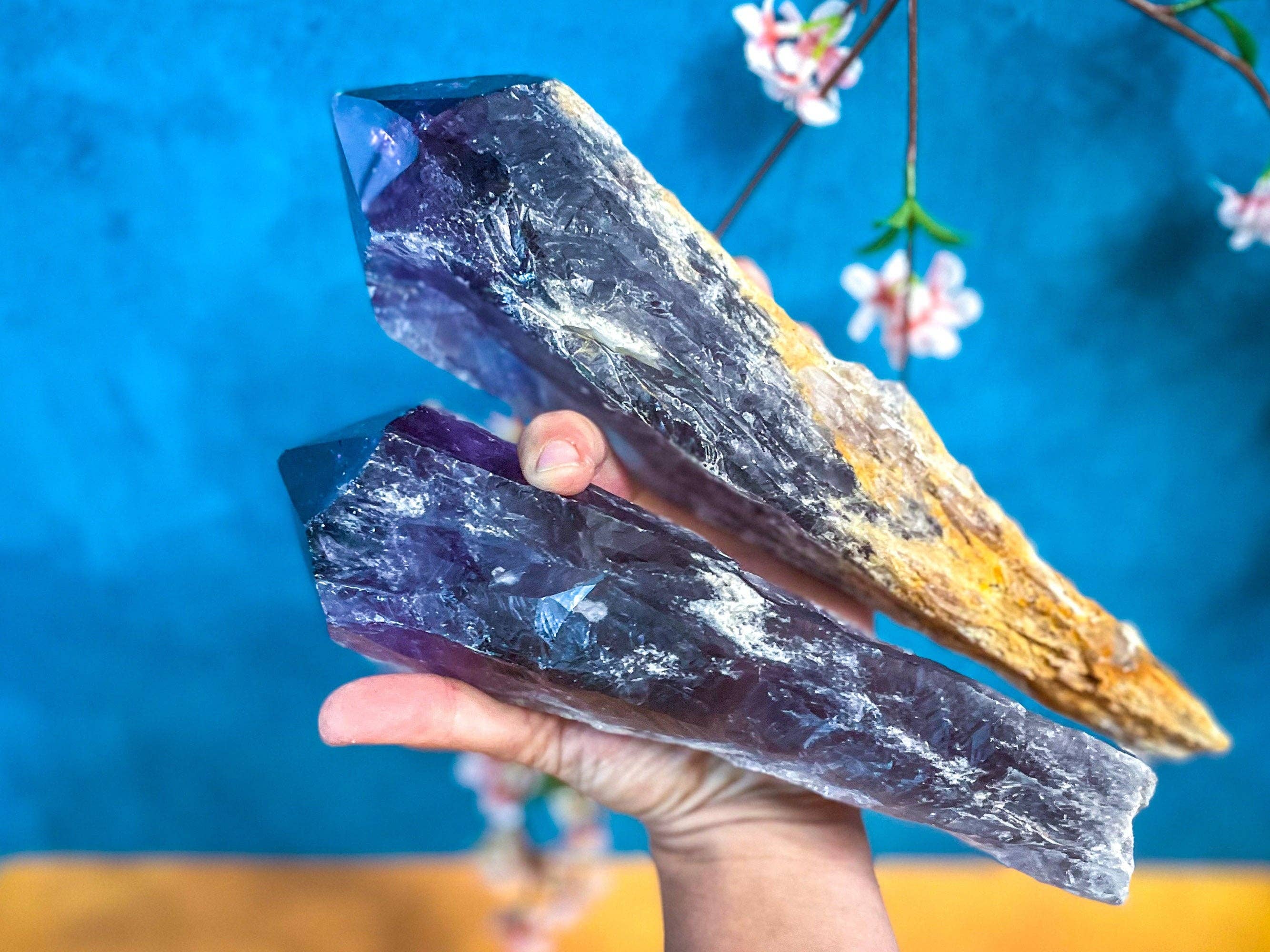 Mandala Gems - Wholesale Spiritual Stone/Crystal - HUGE AMETHYST Spear7