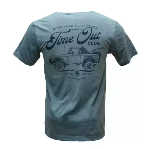 Bone Head Outfitters - Vente T-shirt sérigraphié – homme - Bone Head Outfitters Club de Temps Mort3