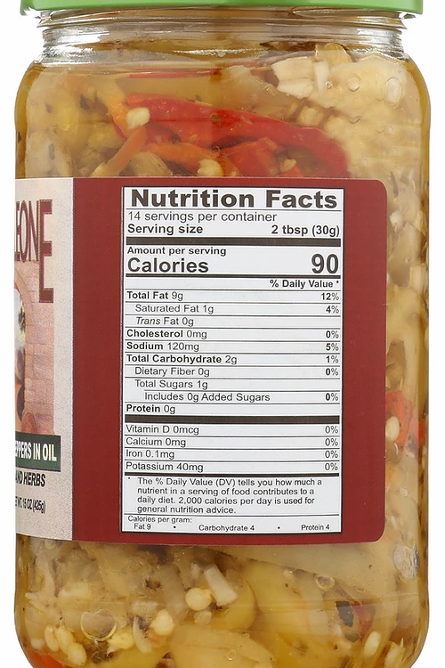Monteleone Italian Peppers in Oil - Wholesale Pickled Vegetables - Mild Italian Peppers in Oil - 15 oz.3