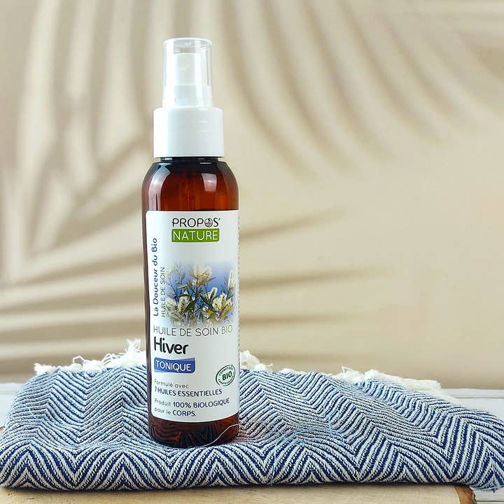 Winter Organic Massage Oil - 7 Essential Oils - 100ml for wholesale by Propos'Nature