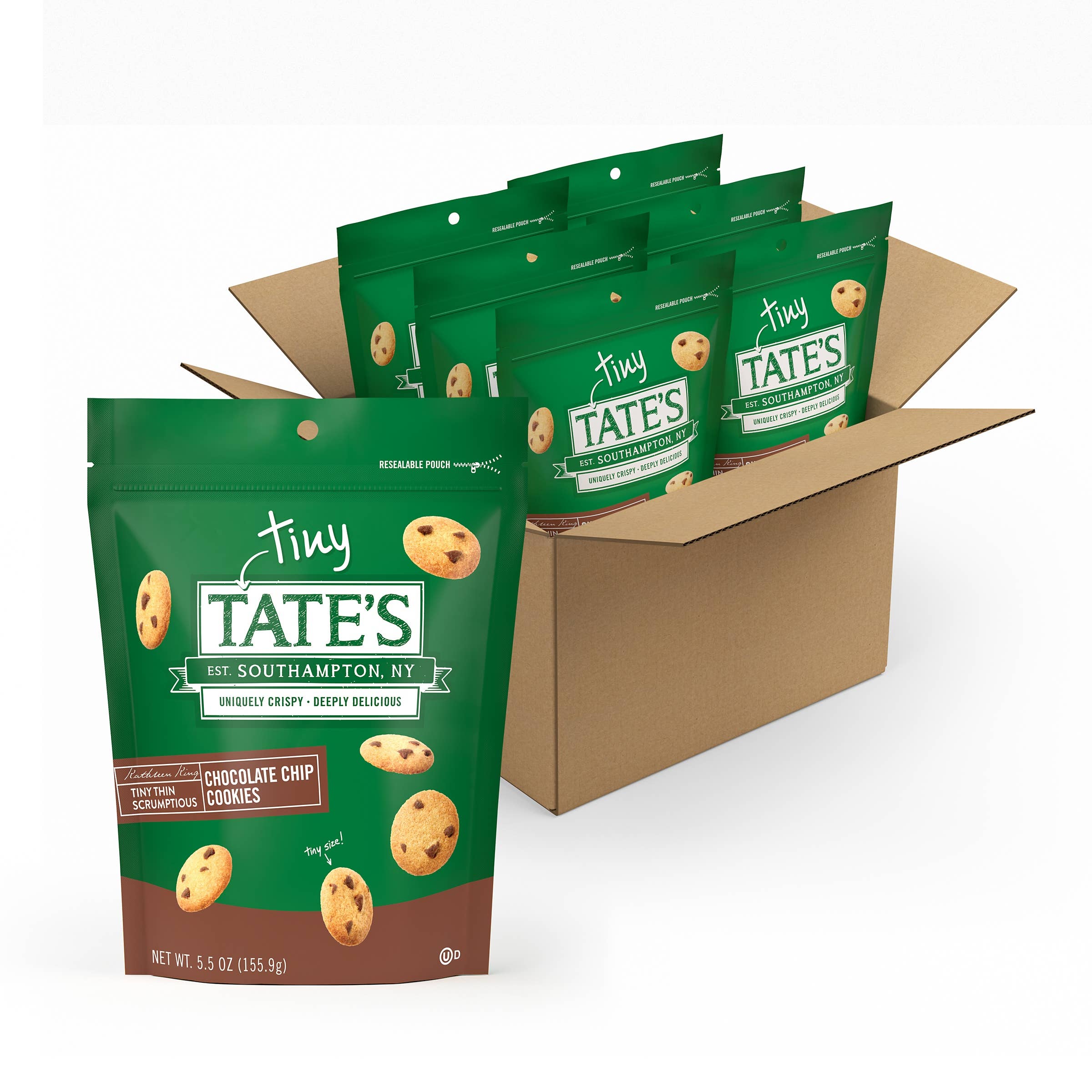 Tate's Bake Shop - Wholesale Cookie - Tiny Tate's Chocolate Chip Cookies | 5.5oz | 6 Count1
