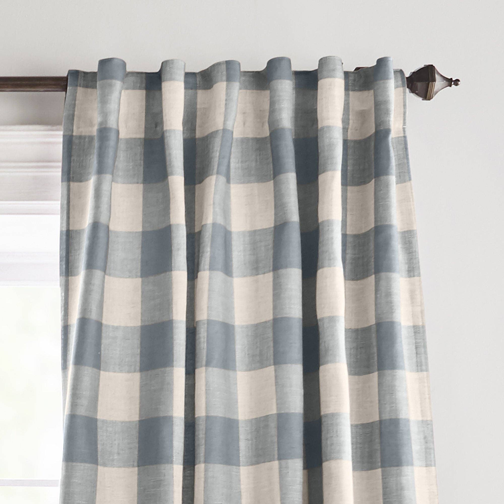 Threadmade Home - Wholesale Curtain - Grainger Buffalo Check Blackout Window Curtain1