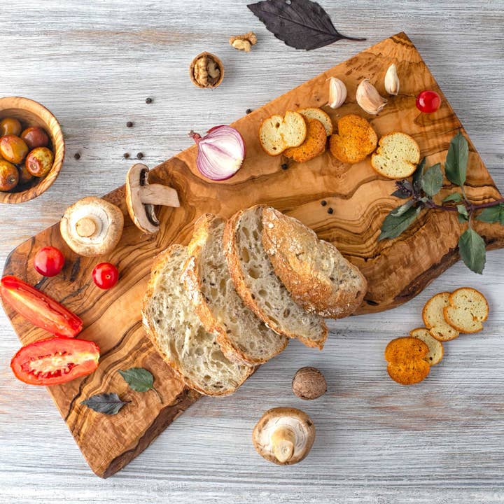 Forest Decor - Wholesale Cutting Board - Olive Wood Cutting Board with Live Edge