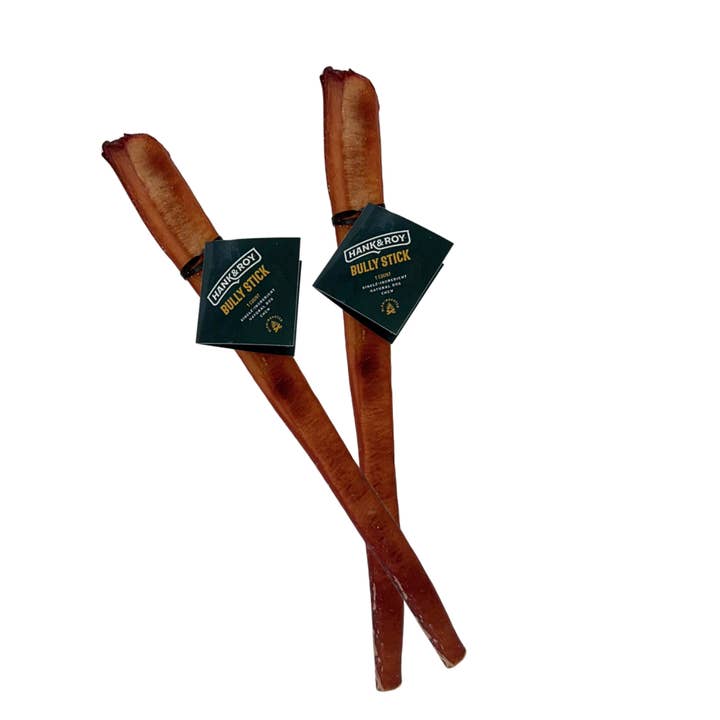 Bully Sticks 12" - 25 count for wholesale by Hank and Roy LLC