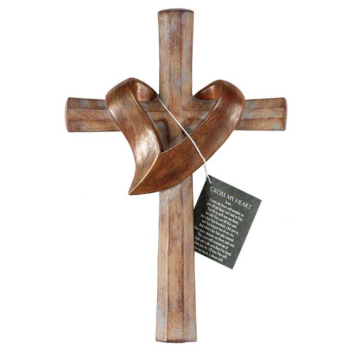 Dicksons - Wholesale Wall Cross - Jesus I Cross My Heart Wall Cross