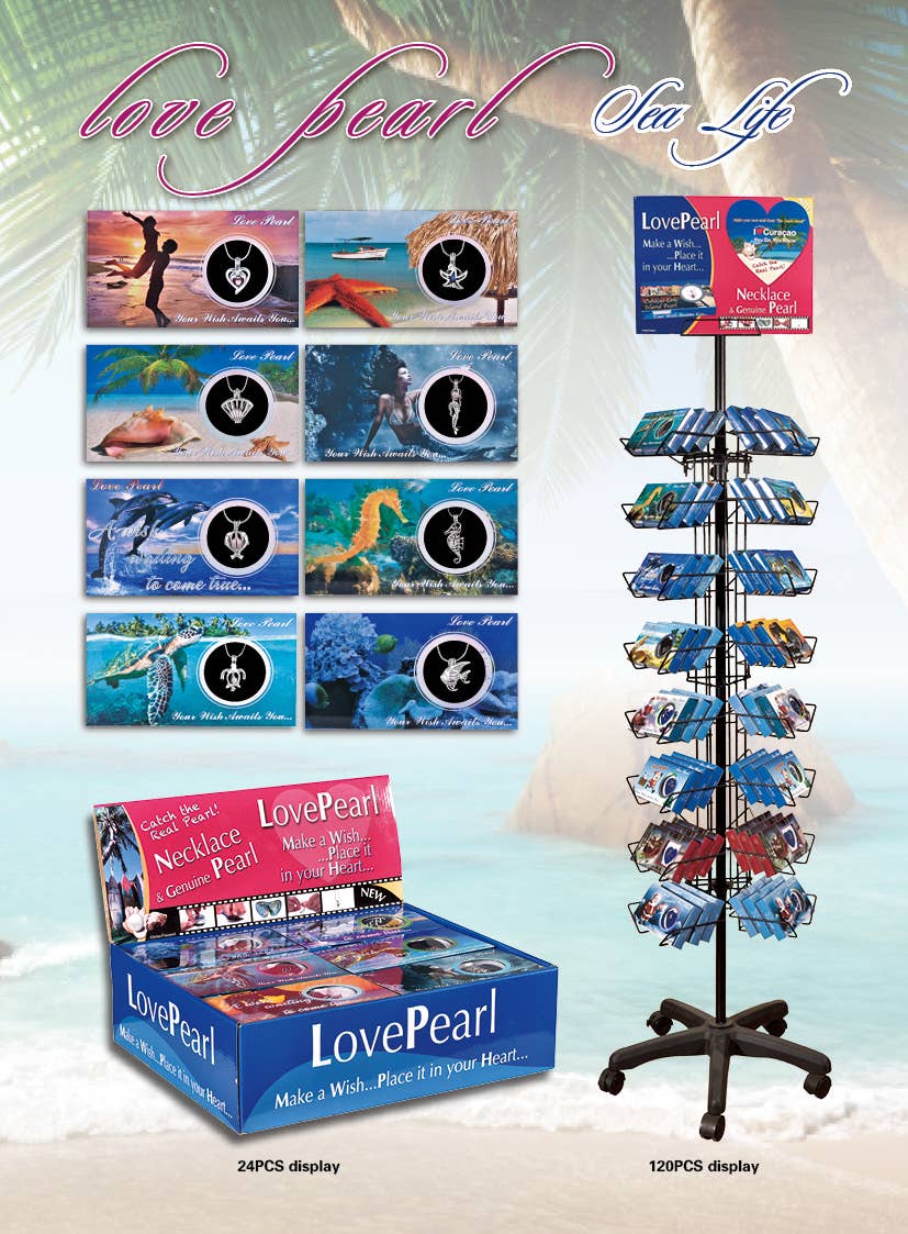 7 Star - Vente Présentoir – bijoux - Kit de perles d'amour assorti avec pendentif et présentoir2