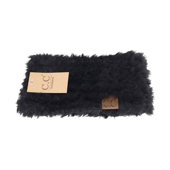 C.C Beanie - Wholesale Fashion Headband - Women's - Faux Fur Women's Fashion Headband