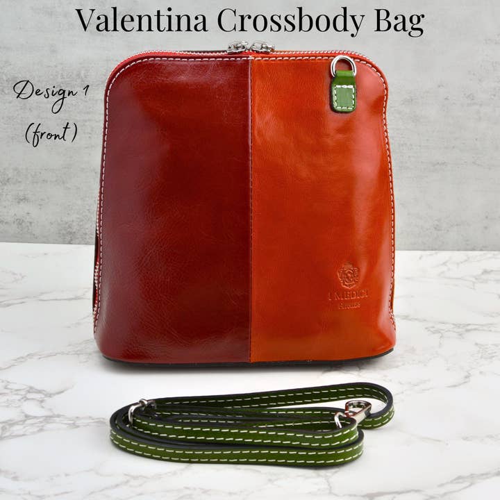 Via Graceffo – wholesale Handväske- och väskaccessoar – Dam – Valentina Crossbody Väska, Italienskt Läder1