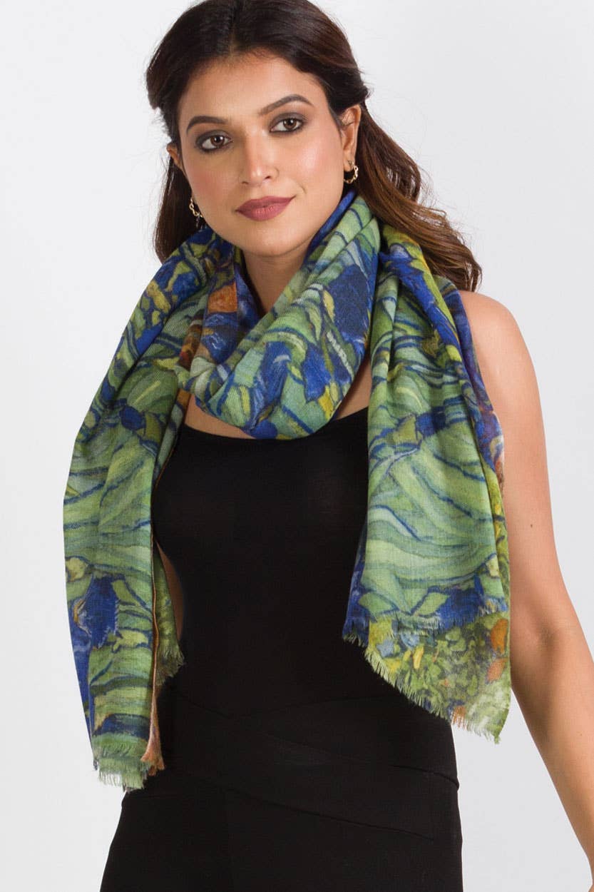 Sevya Handmade - Vente Châle – femme - Écharpes en laine fine Reena9