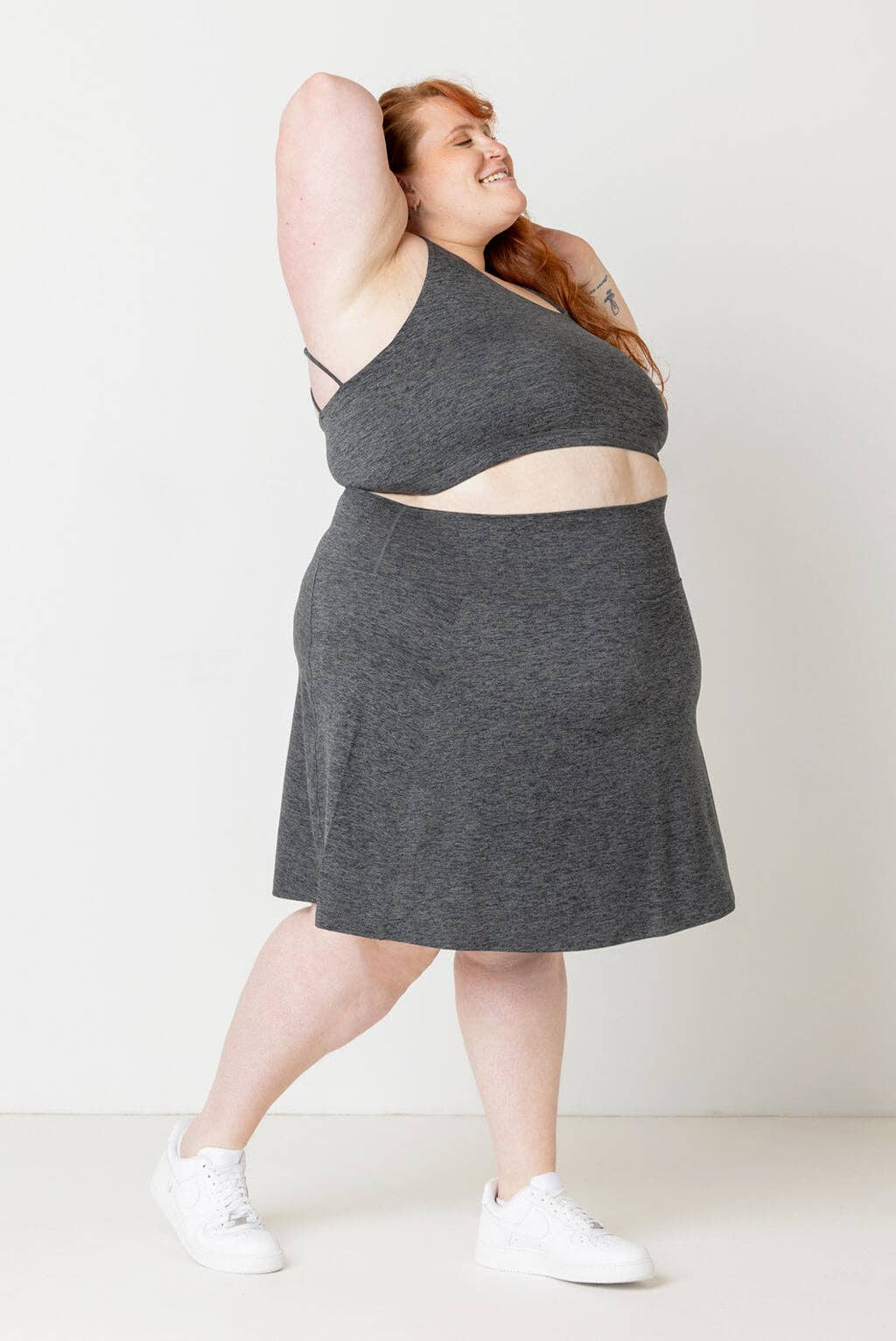 Superfit Hero - Wholesale Skort - Women's - SuperSoft Skort - Heather Gray5